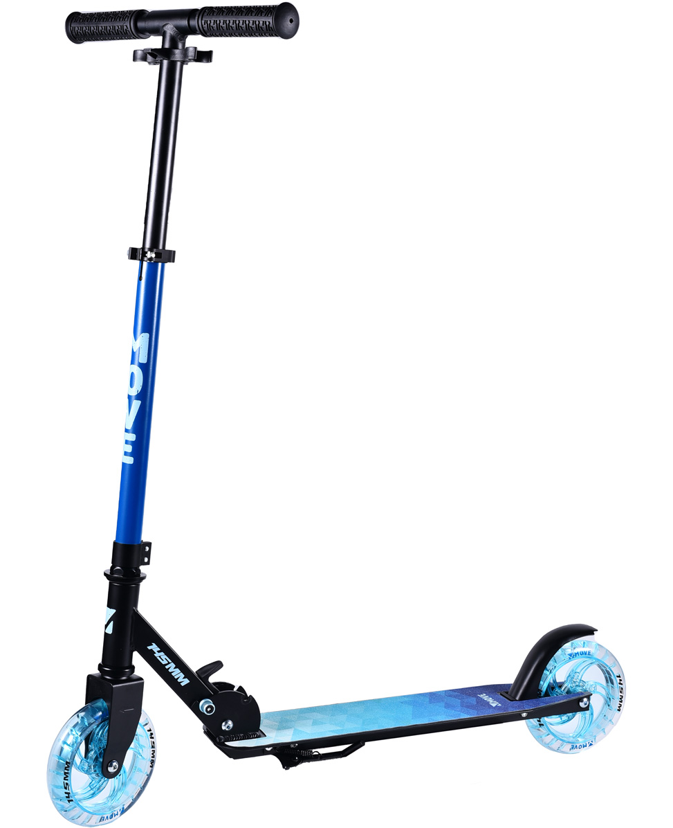 Move Scooter Step 145mm [ LED Wheels ] Blue Sky