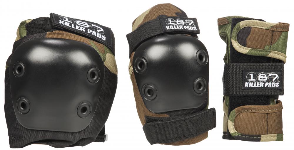 187 Killer Pads Jr Six Pack Camo