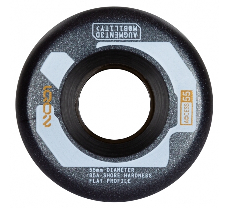 IQON Wielen Access Dark Grey 55mm/85a [ 4-Pack ]