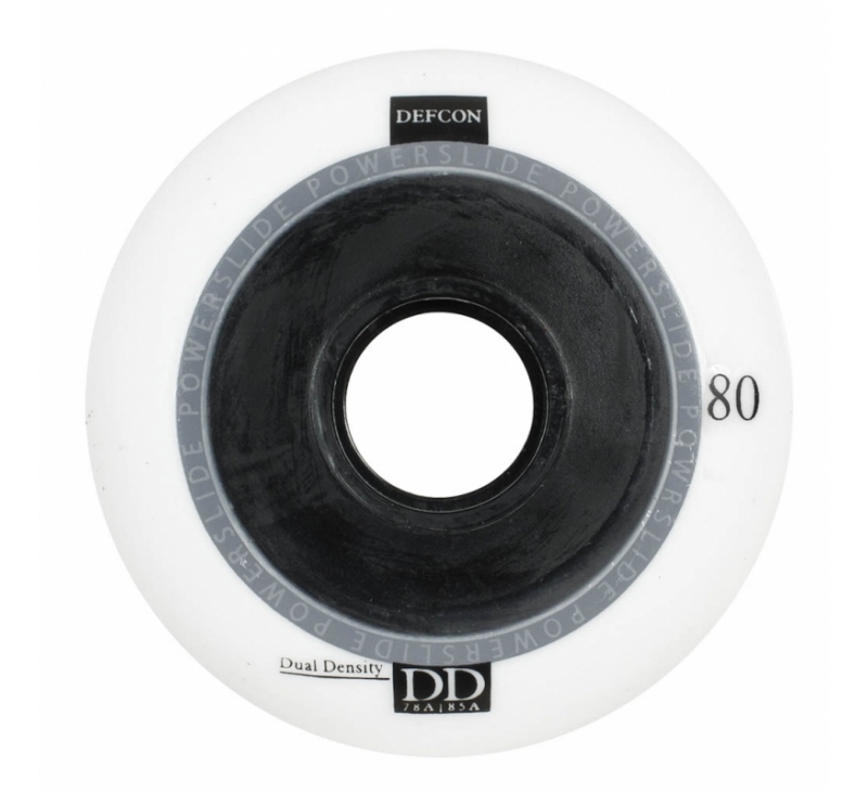 Powerslide Wielen DEFCON 76mm 4-pack - Wit
