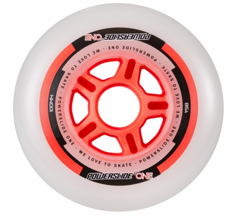 Powerslide Wheels PS One Pack 100mm 82a 4-Pack Red