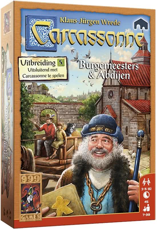 Carcassonne Uitbreiding 5 Burgemeesters en abdijen