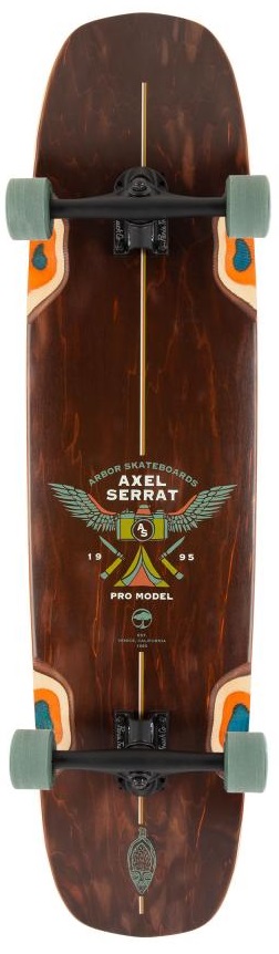 Arbor Hybrid Complete Crosscut Axel Serrat Pro Longboard 39IN