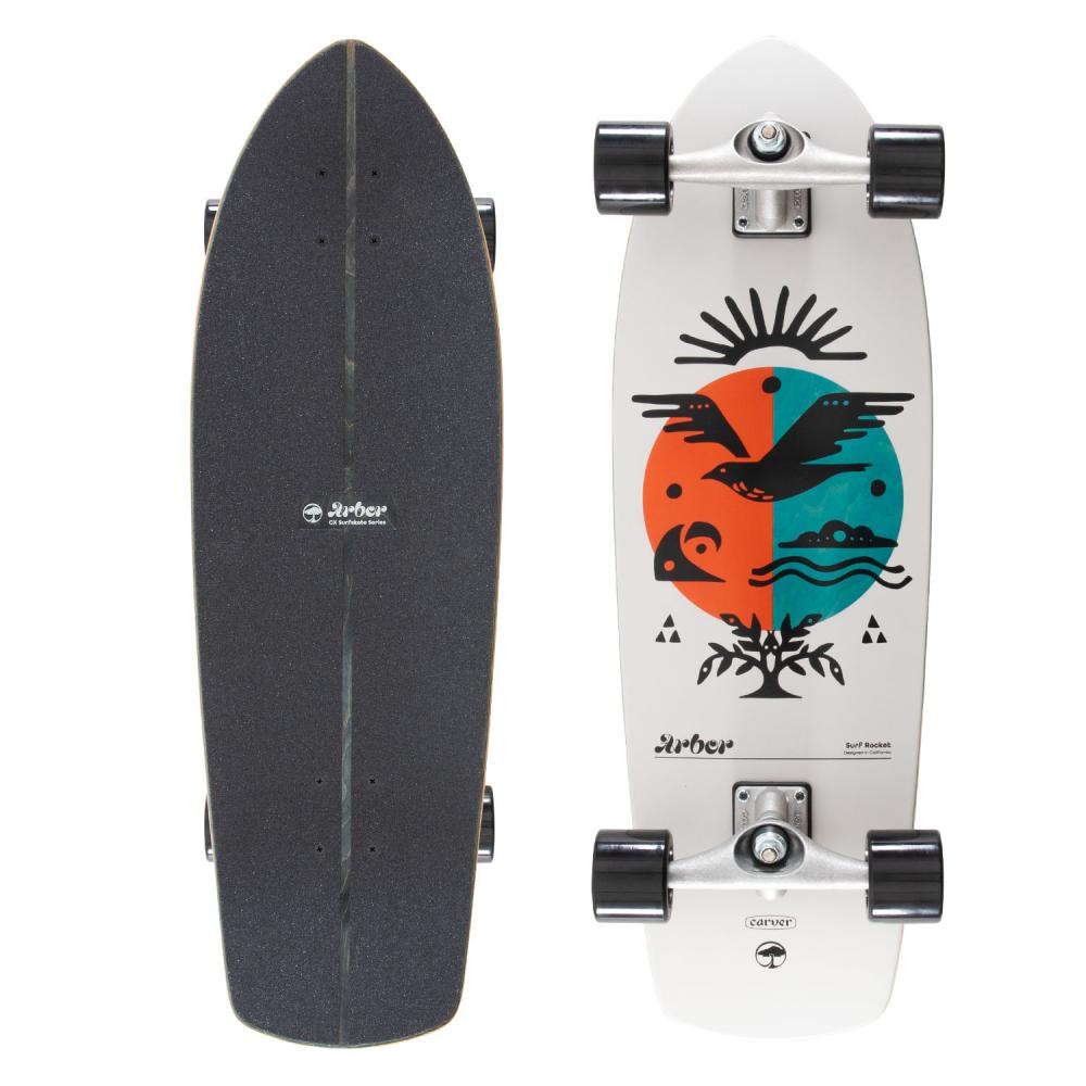 Arbor Surfskate Complete CX Surf Rocket 30.5" x 9.5" 