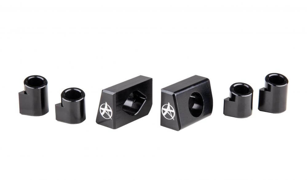 Addict Aluminium deck savers - black
