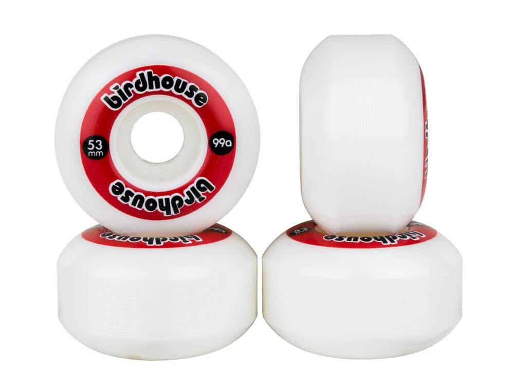 Birdhouse Wheels Logo 53mm 99a red skateboard skateboards wielen
