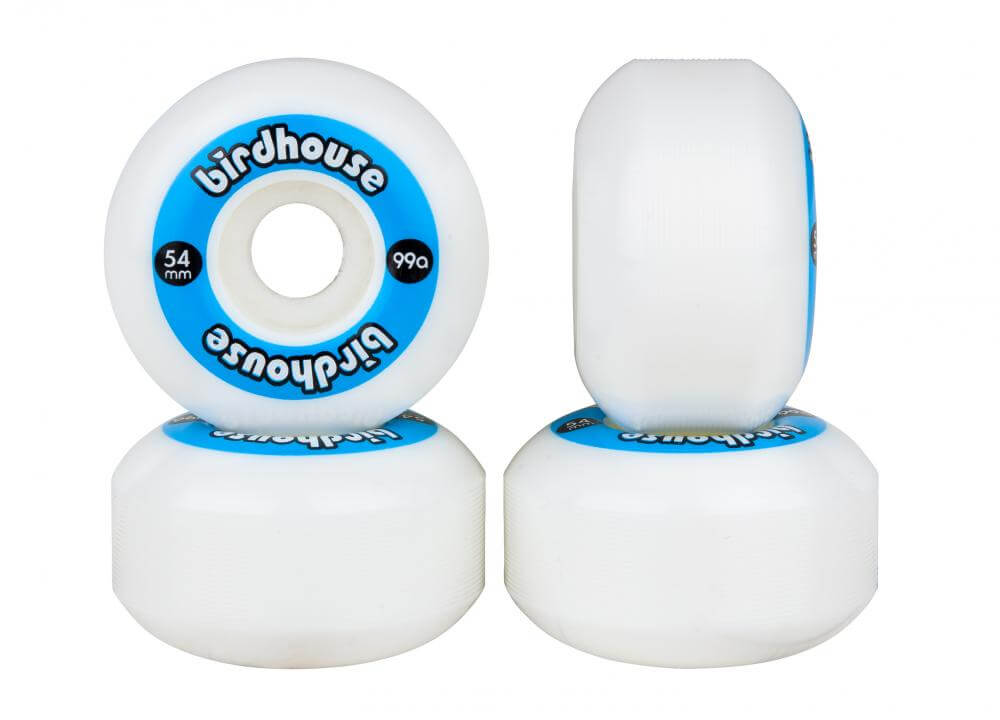 Birdhouse Wheels Logo 54mm 99a blue skateboard skateboards wielen