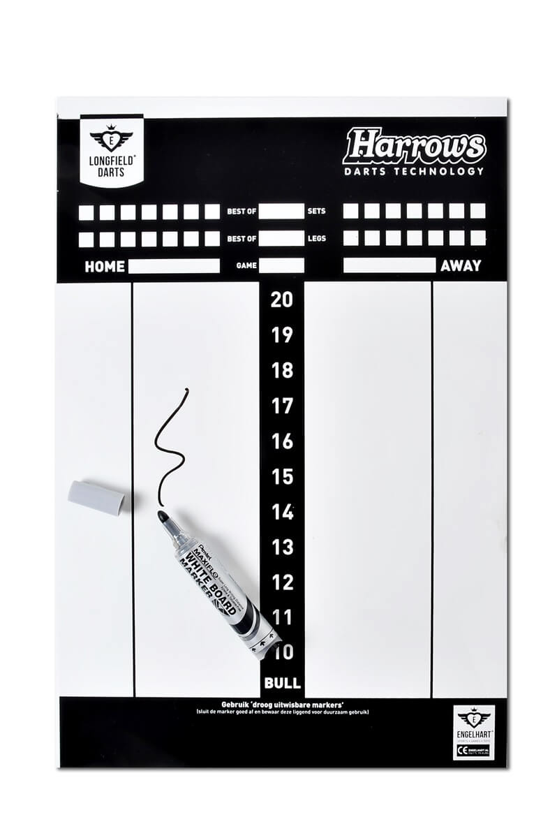 Longfield Dart Scorebord 45x30