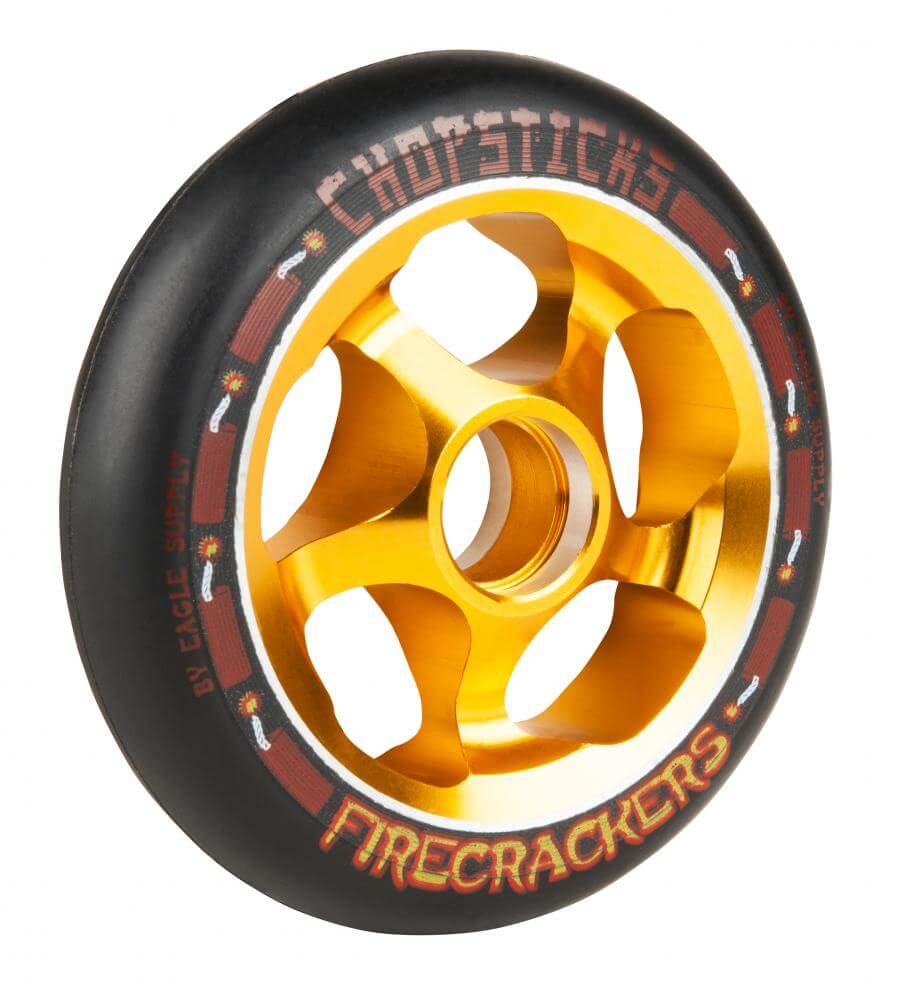Chopsticks Firecrackers 110mm Wheel Gold