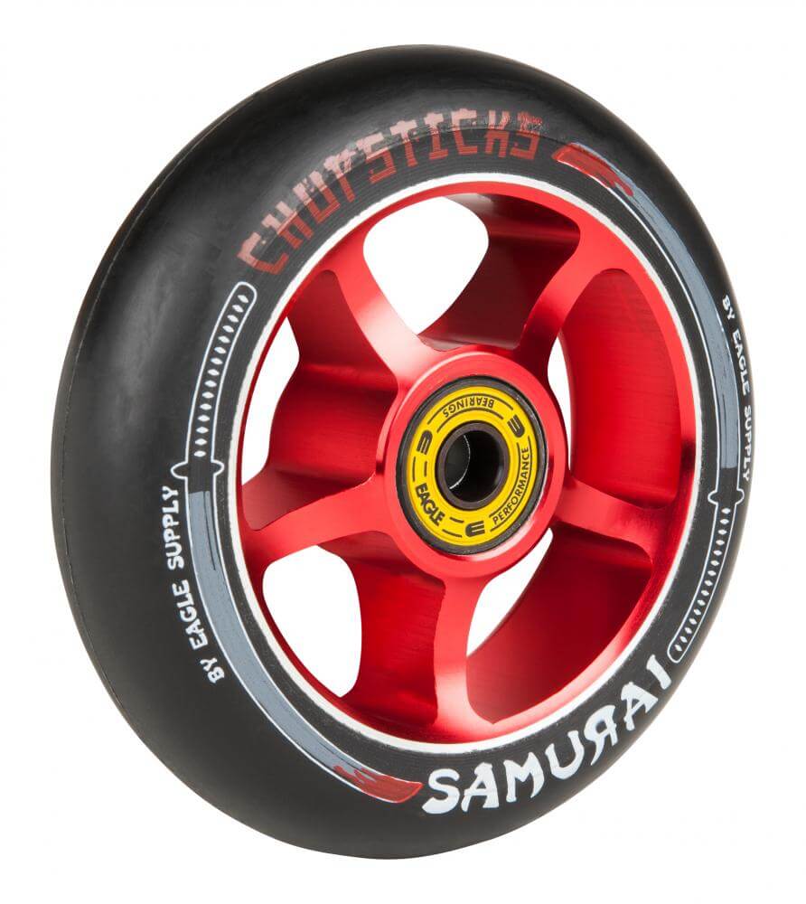 Chopsticks Samurai 100mm Wheel Red