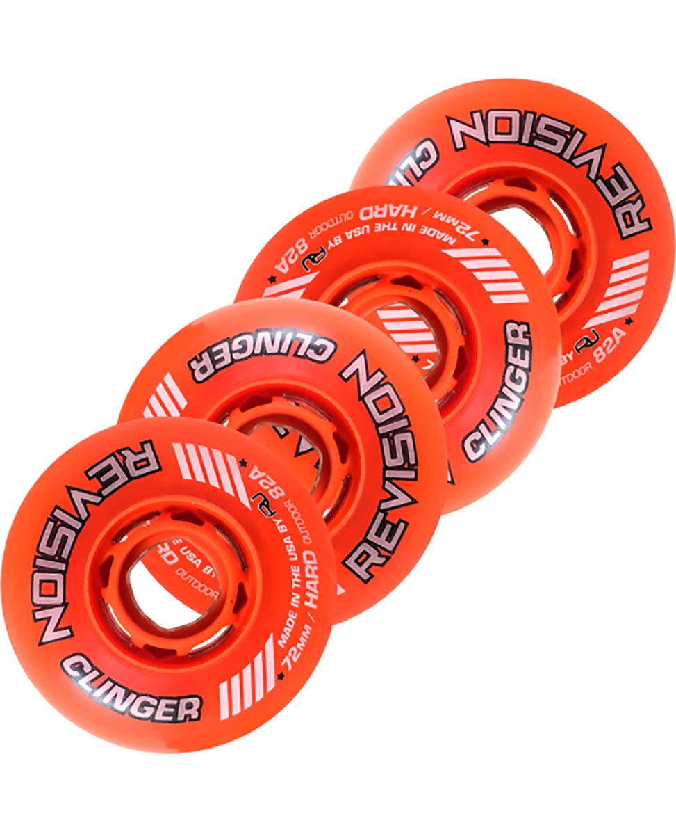 RV Clinger Outdoor Wheels/Wielen- 4Pack | 80mm 82A | Orange