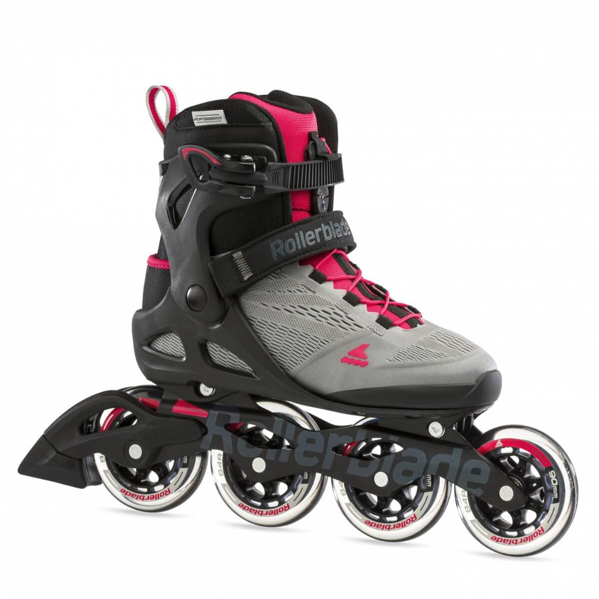 Rollerblade Macroblade 90 W Neutral-grey/Paradise-Pink 90MM inlineskate
