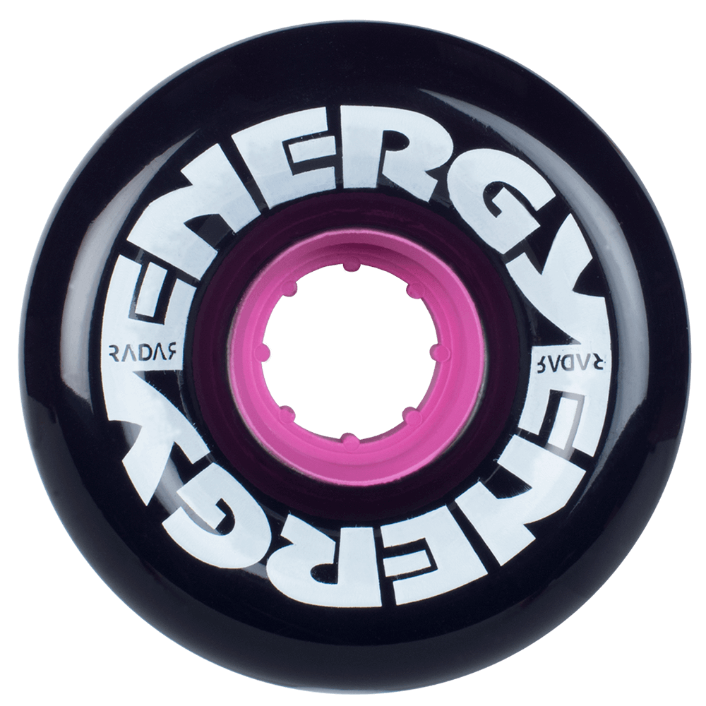 Radar Energy Wheels Zwart 65mm 78A, 4-pack