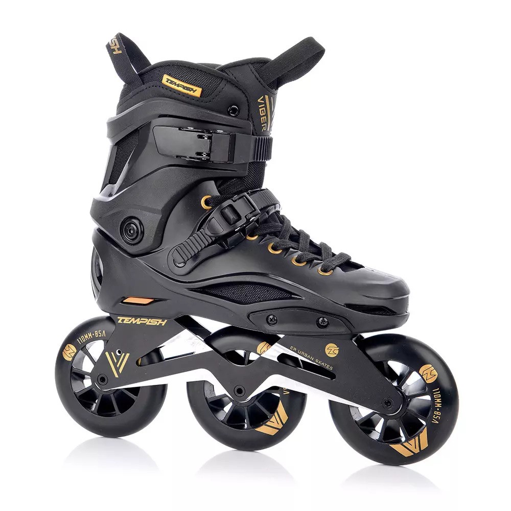 Tempish Viber L.E. 110 Urban Skeelers Inline Skate 110mm - Zwart/Goud