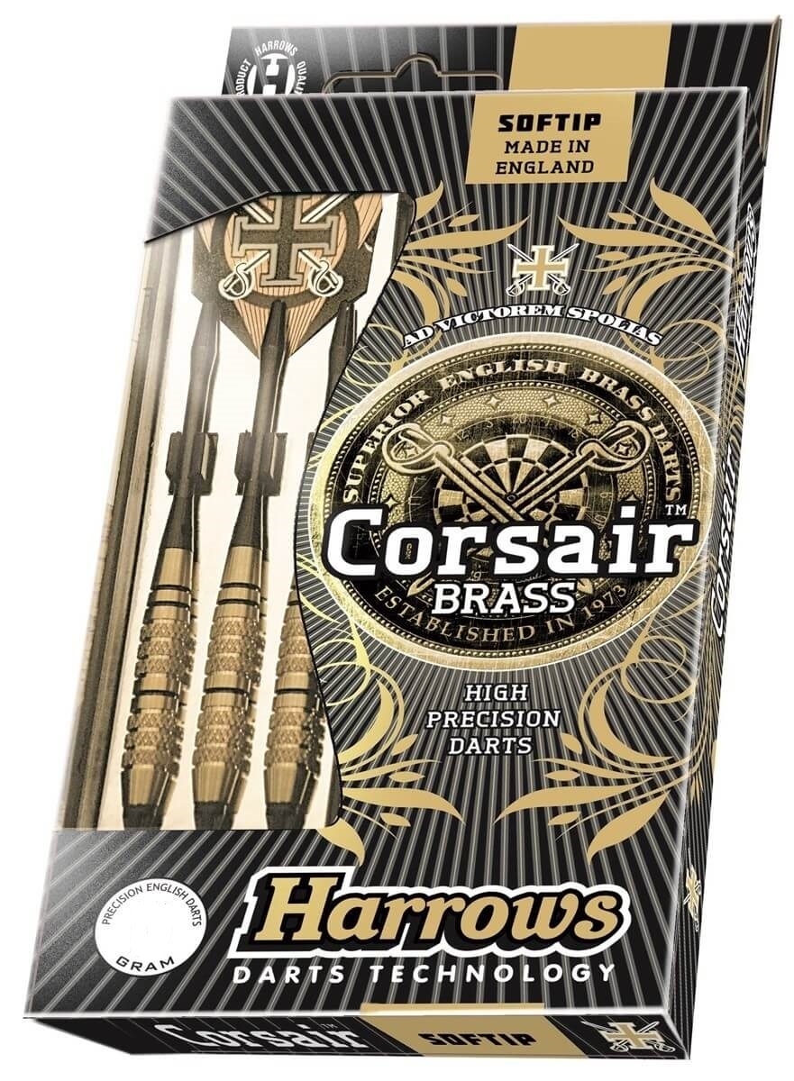 Harrows Dart Corsair Brass - Blue Softip