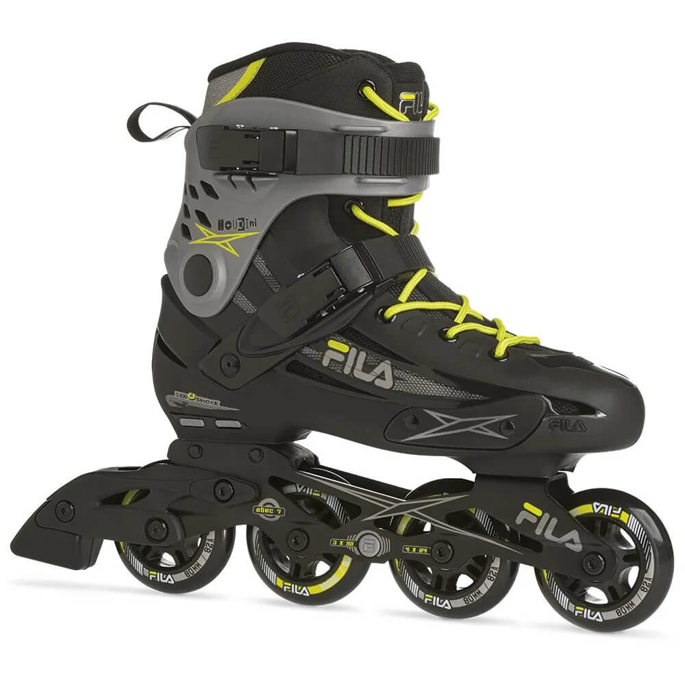 Fila Houdini 80mm | Black/Grey/Lime - Maat 41-42.5