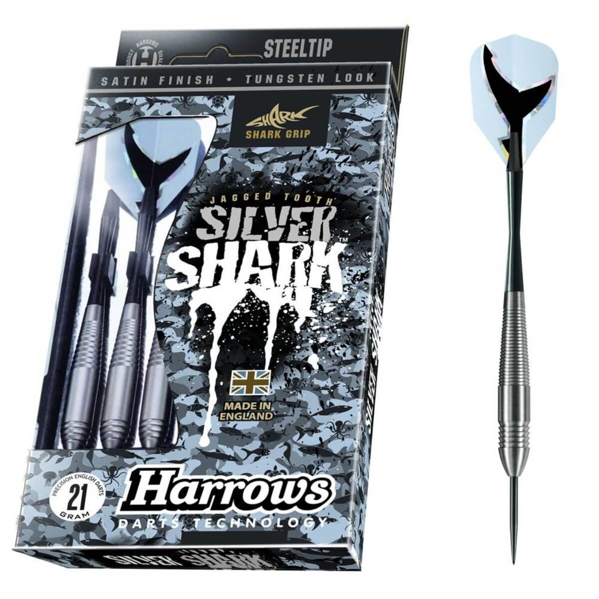 Harrows Dart Silver Shark