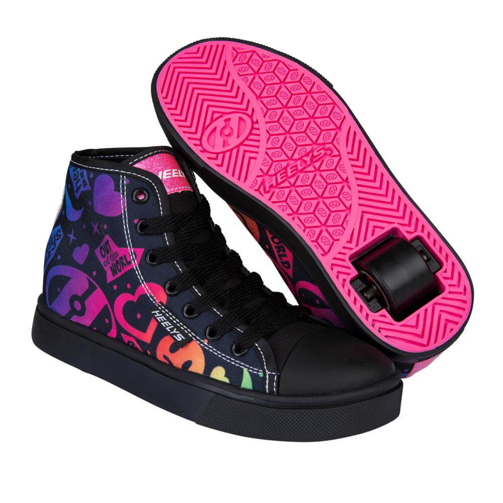 Heelys Veloz Black/Rainbow