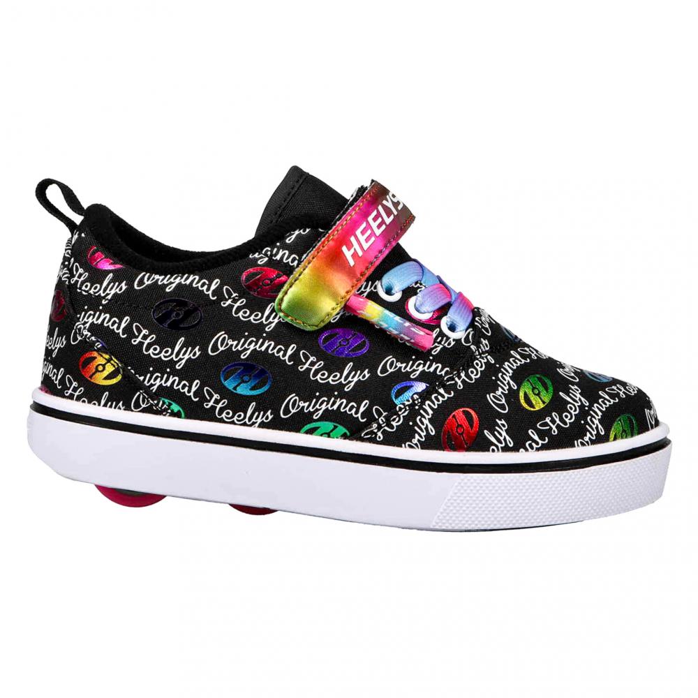 Heelys X2 Pro 20 Black/White/Rainbow
