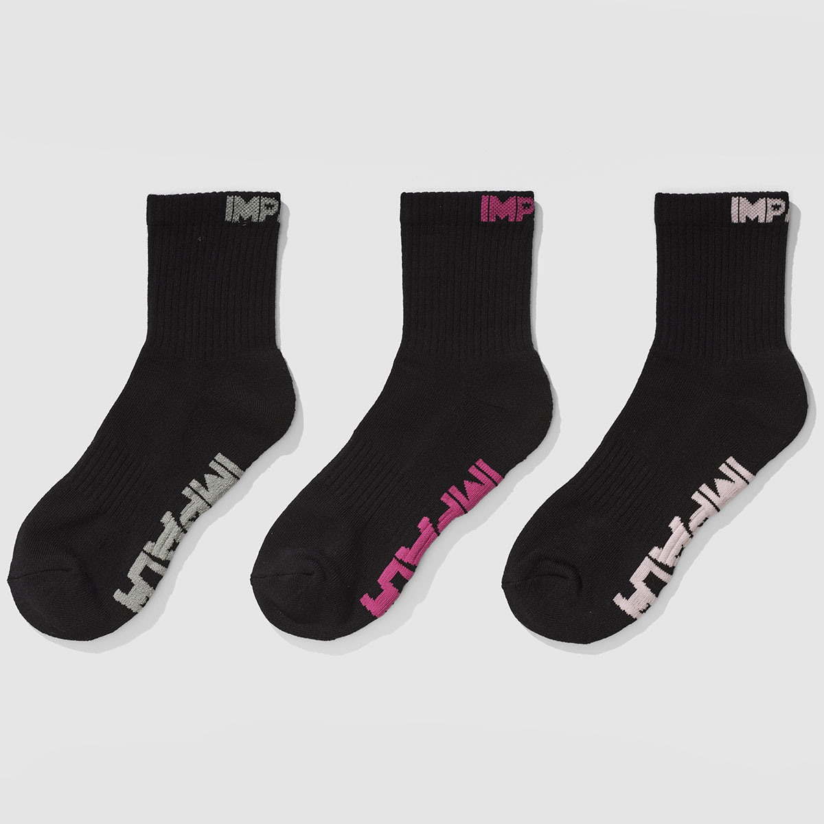 Impala Everyday Sock 3pk - Black