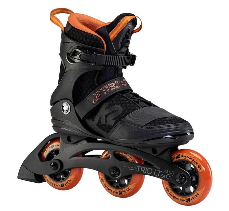 K2 TRIO LT 100 M Black Orange 100MM Inline Skate