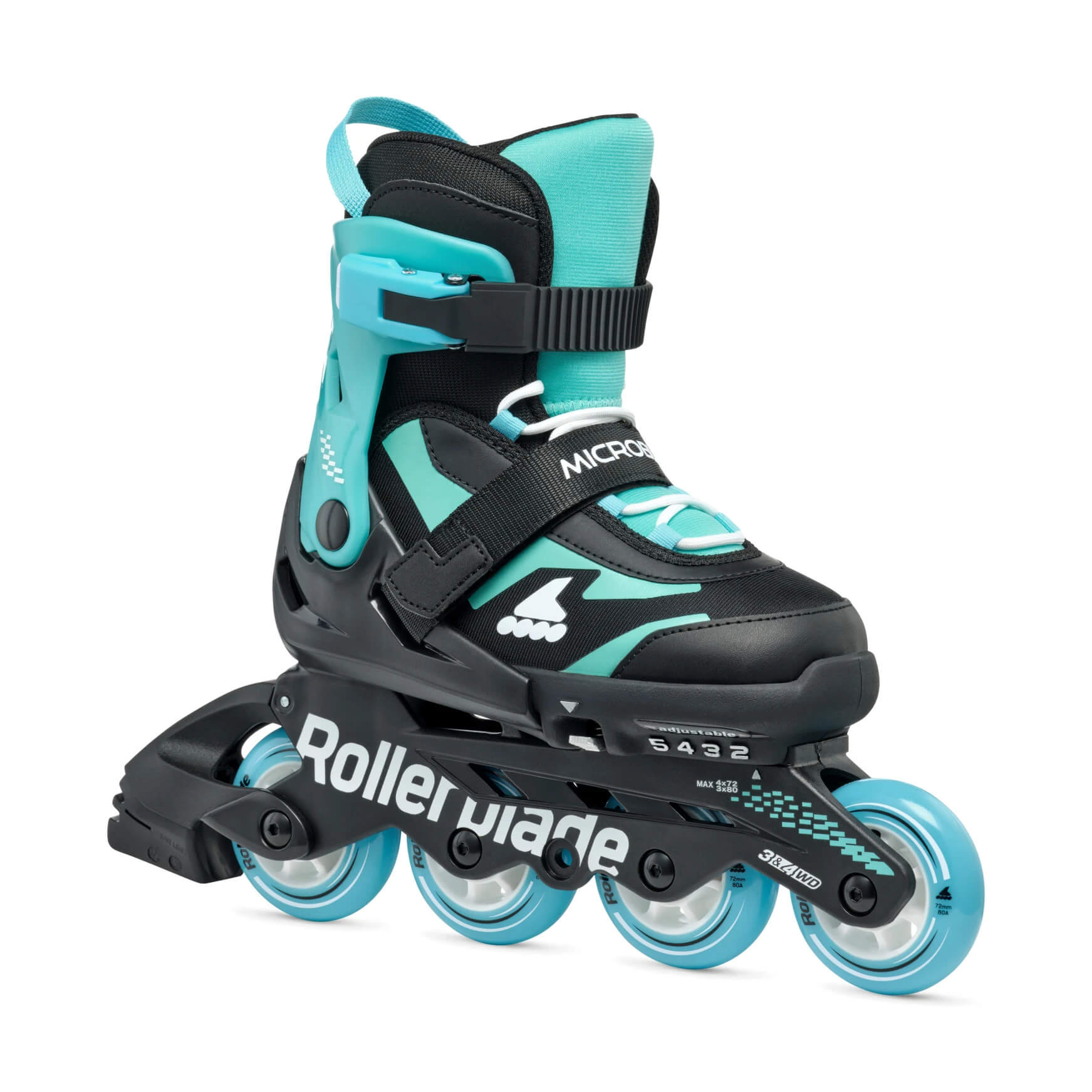 Rollerblade Microblade - Black/Light Blue
