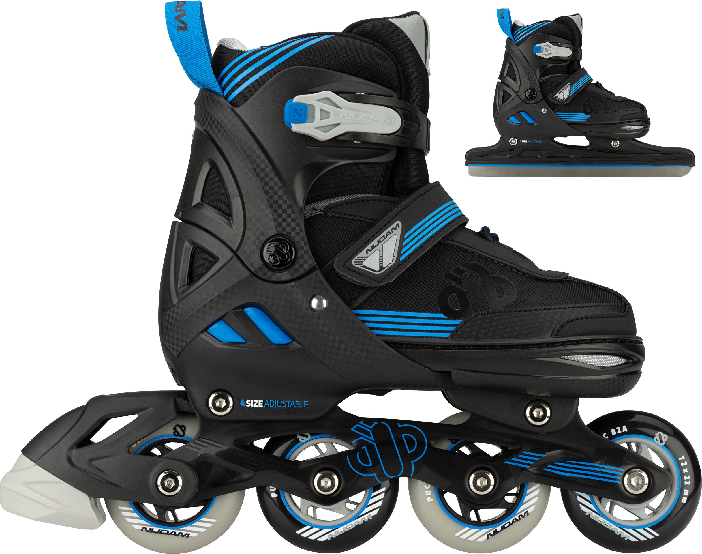 Nijdam Noren Inlineskate Combo Verstelbaar Blue