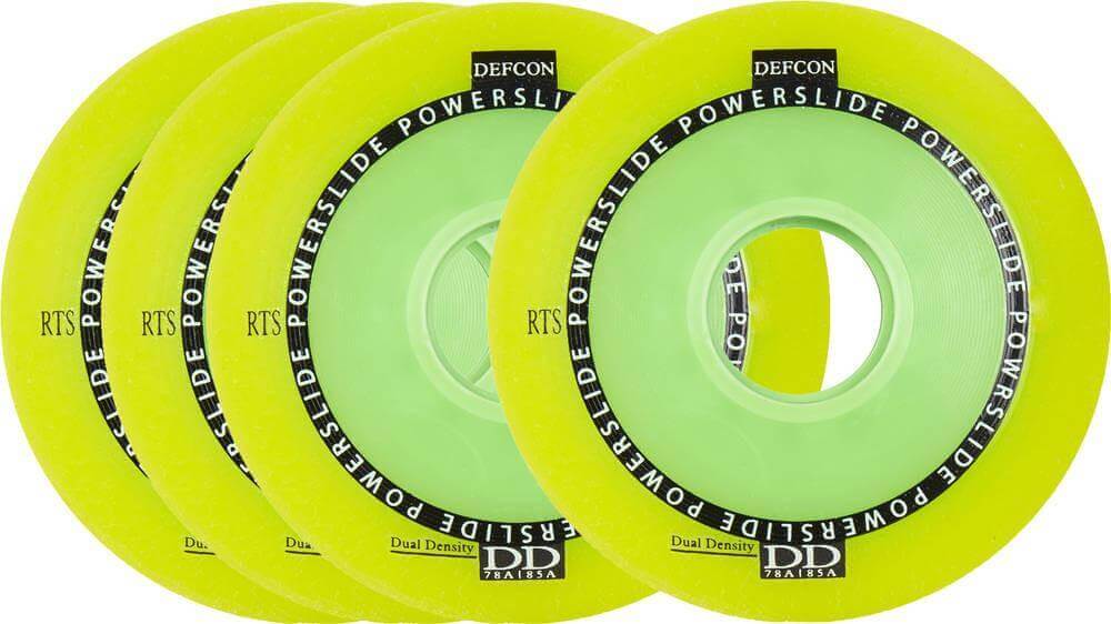 PS Wheels Defcon RTS 76mm 4-Pack Yellow