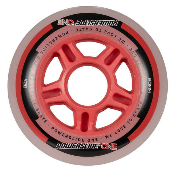 PS One Wheels Pack 80mm 82a 8-Pack Red