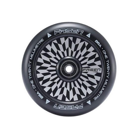 Fasen Wheel 120mm Hypno Chrome Offset Chrome