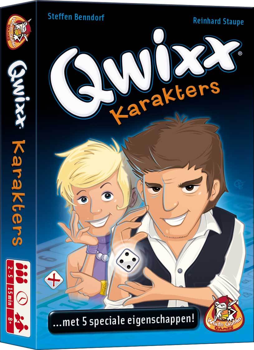 Qwixx Karakters Spel 