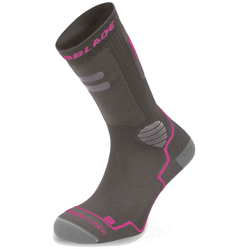 Rollerblade High Performance Skate Socks W darkgrey/pink 