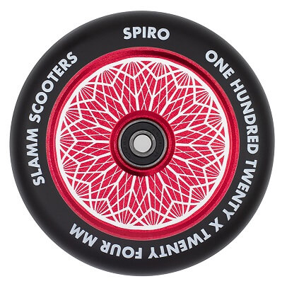 Slamm Spiro 120mm Wheel Red