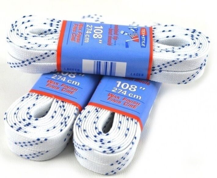 Tex-Style Veter Wax 108 inch - 274 Cm Wit