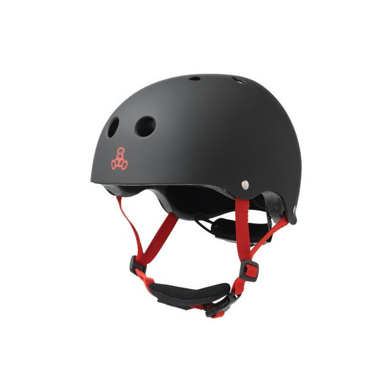 Triple Eight Lil 8 Helm Black Rubber