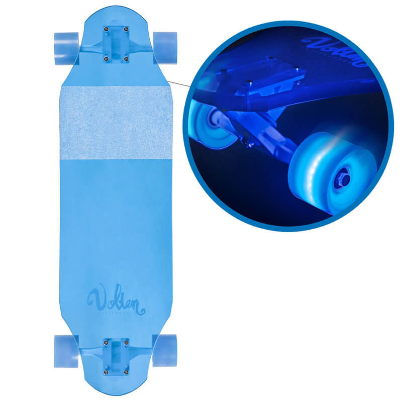 Volten Longboard Ice Clear
