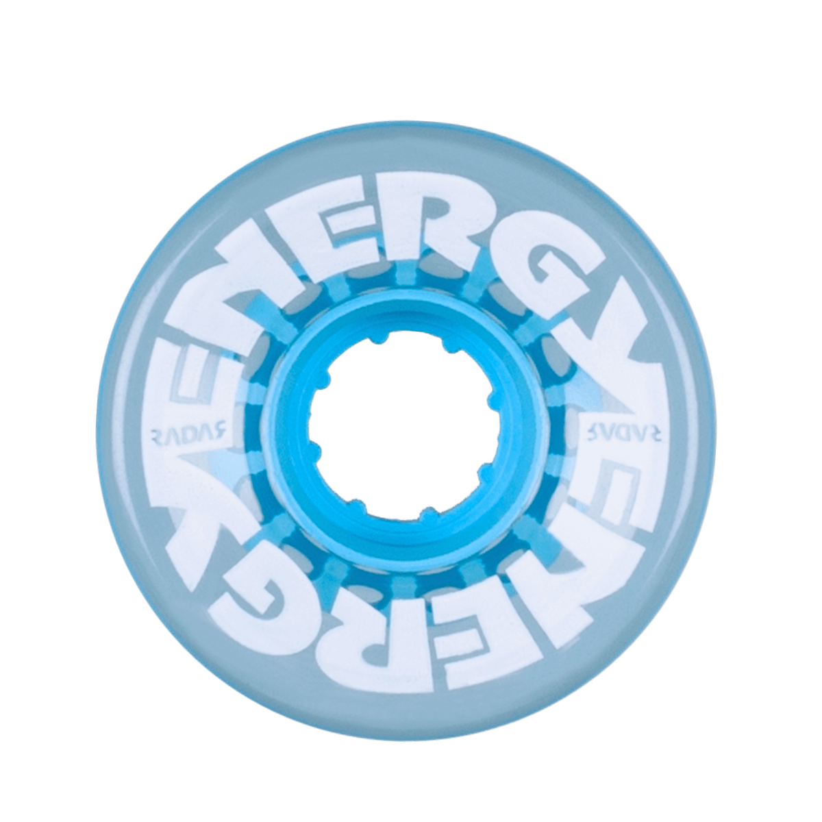 Radar Energy Wheels Clear Blue 57mm 