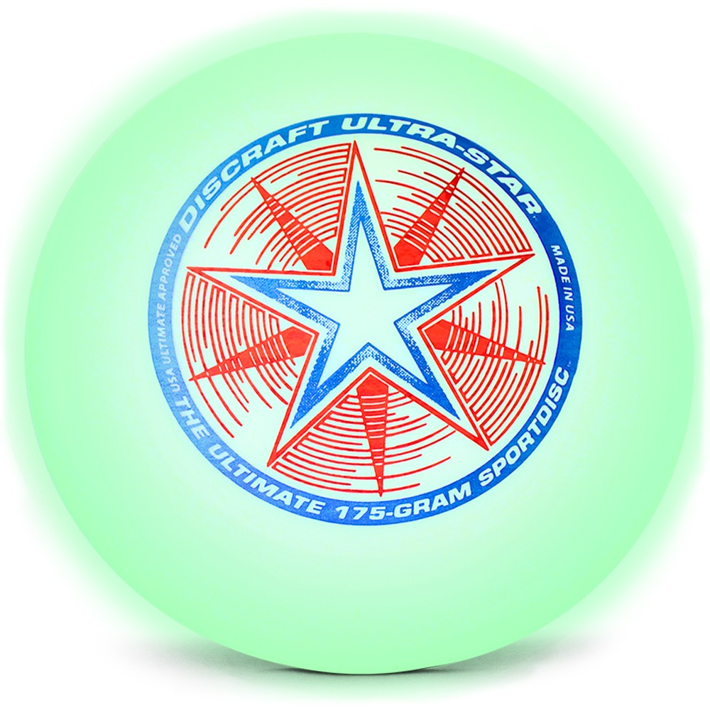 Discraft 175 Gram Ultra Star Frisbee Nite Glow