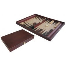 Backgammon Koffer  Hout 35cm