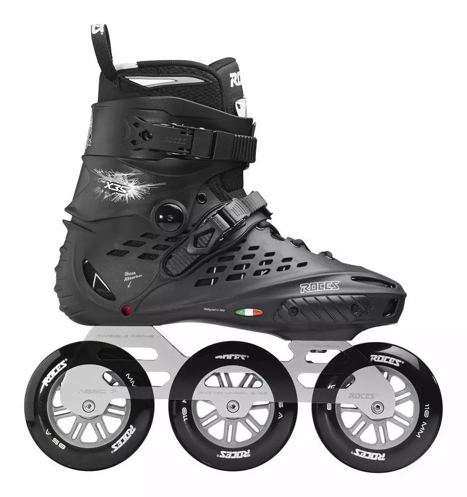 Roces X35 TIF 3x110 Skeelers - Zwart/Zilver