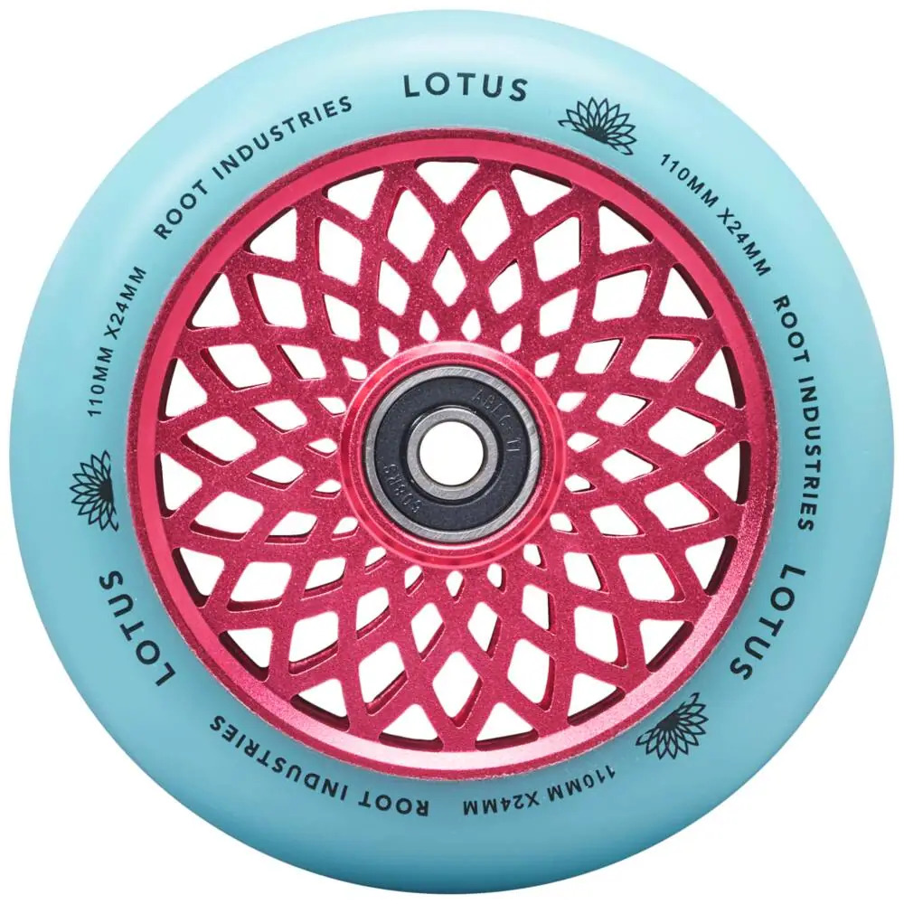Root Lotus Stuntstep Wielen 2-Pack Roze/ isotoop 110mm