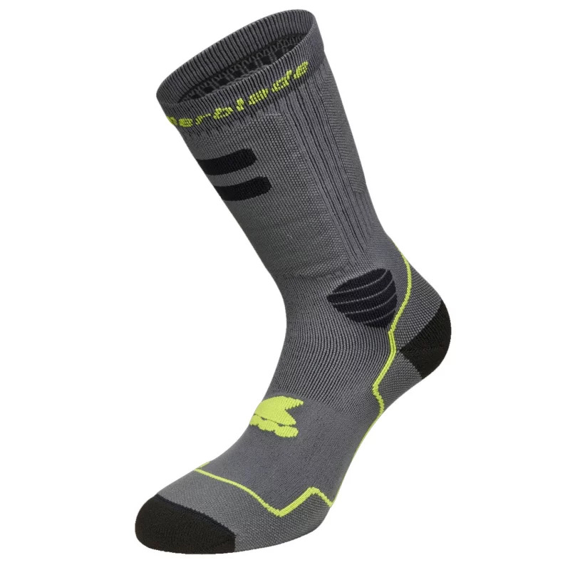 Rollerblade High Performance Skate Socks Anthracite/Lime