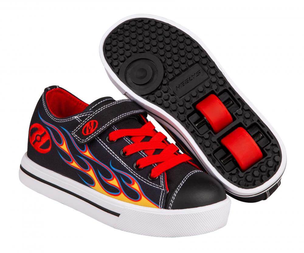 Heelys Snazzy Black/Flames