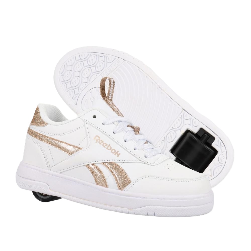 Heelys X Reebok CL Court Low | White / Gold - Maat: 39-40