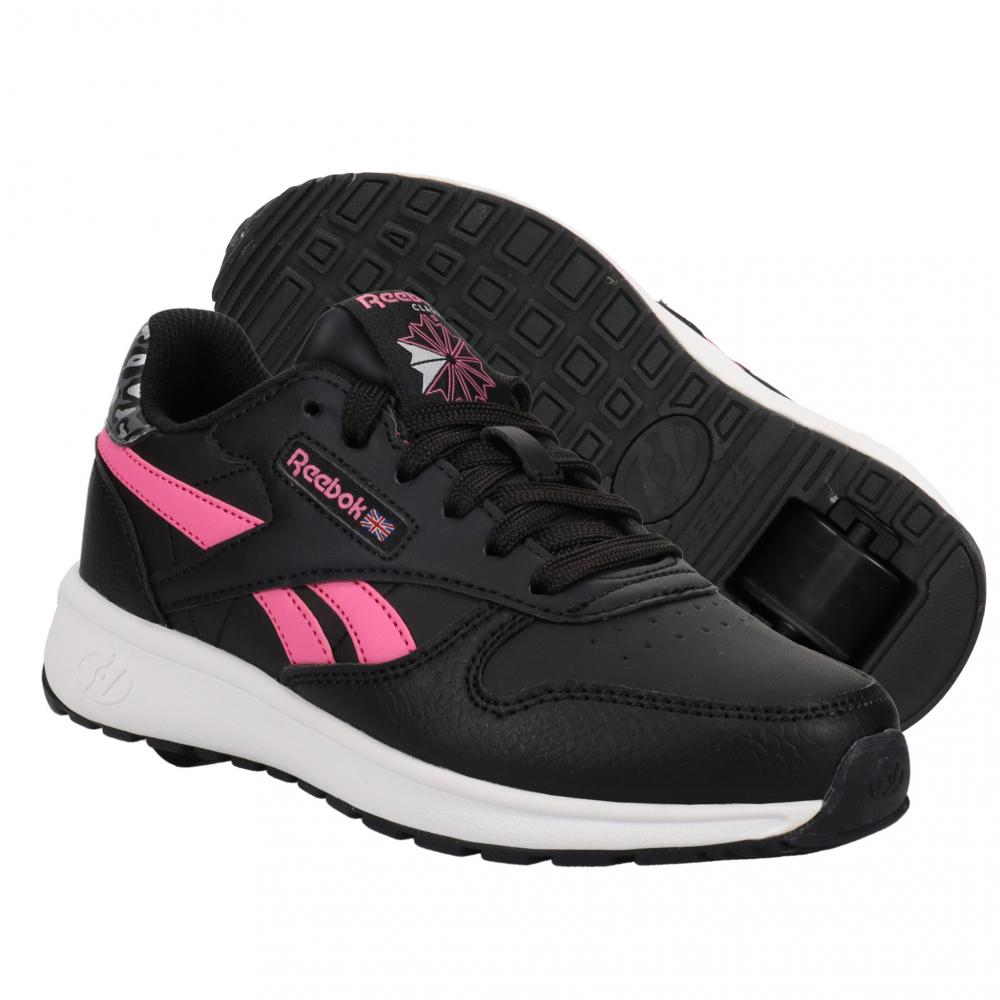 Heelys X Reebok Classic Leather | Black / Pink / Grey - Maat 38-39