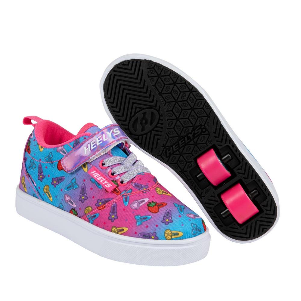 Heelys Pro 20 X2 Prints | Pink / Cyan / White - Maat: 30-31