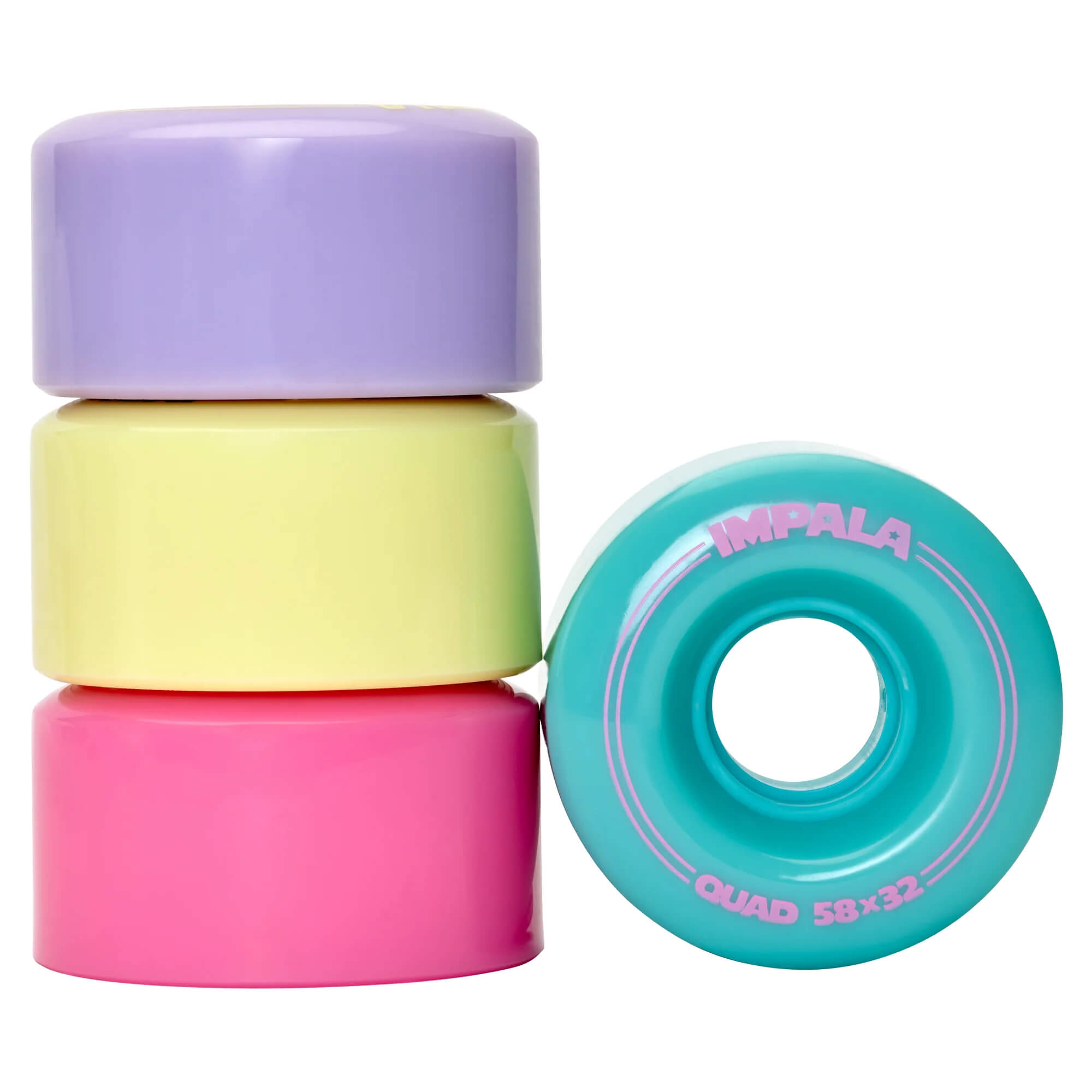 Impala Quad Wheel 4pk | 58mm Pastel Multi