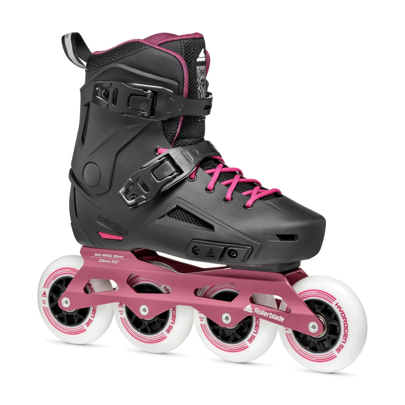 Rollerblade Lightning 90 - Black / Sangria | Maat 40.5-41 - 26.5cm