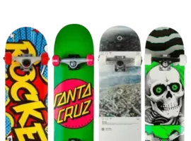 Skateboards in verschillende designs